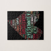 Shakespeare-Sonett Puzzle (Horizontal)