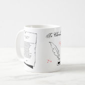 Shakespeare Sonnet 102 Kaffeetasse (Vorderseite Links)