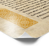 Shakespeare Sonnet 116 (CXVI) auf Pergament Fotodruck (Ecke)