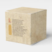 Shakespeare Sonnet 116 (CXVI) auf Pergament Geschenkschachtel (Vorderseite)