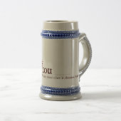 Shakespeare Sonnet 116 Liebe ist keine Liebe Bierglas (VorderseiteRechts)