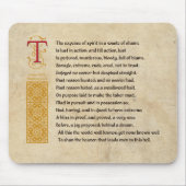 Shakespeare Sonnet 129 (CXXIX) auf Pergament Mousepad (Vorne)