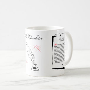Shakespeare Sonnet 12 Kaffeetasse