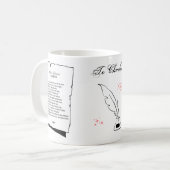 Shakespeare Sonnet 12 Kaffeetasse (Vorderseite Links)