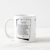 Shakespeare Sonnet 131 Kaffeetasse (Links)