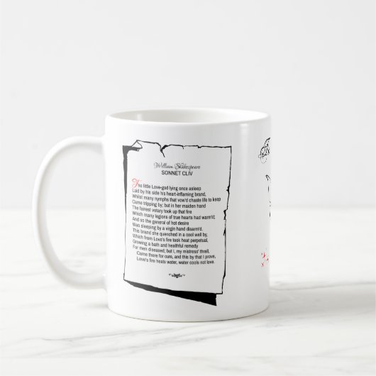 Shakespeare Sonnet 154 Kaffeetasse (Links)