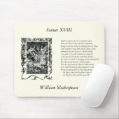 Shakespeare Sonnet # 18 Mousepad (Mit Mouse)