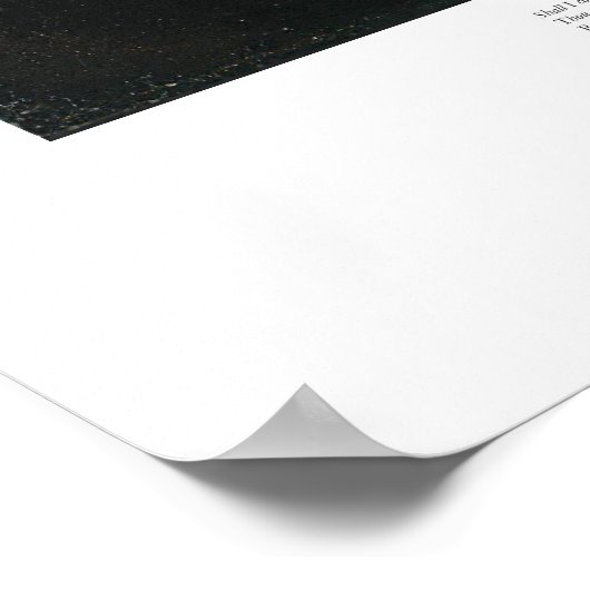 Shakespeare Sonnet # 18 Poster (Ecke)