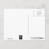 Shakespeare Sonnet # 18 Postkarte (Rückseite)