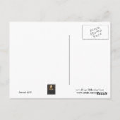 Shakespeare Sonnet # 18 Postkarte (Rückseite)