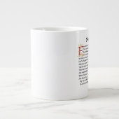 Shakespeare Sonnet 1 Jumbo-Tasse (Vorderseite)