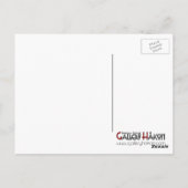 Shakespeare Sonnet 1 Parchment Postkarte (Rückseite)