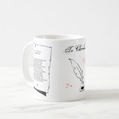Shakespeare Sonnet 34 Kaffeetasse (Vorderseite Links)