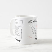 Shakespeare Sonnet 35 Kaffeetasse (Vorderseite Links)