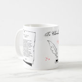 Shakespeare Sonnet 4 Kaffeetasse (Vorderseite Links)