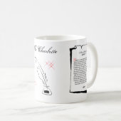 Shakespeare Sonnet 5 Kaffeetasse (VorderseiteRechts)