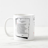 Shakespeare Sonnet 5 Kaffeetasse (Links)