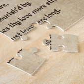 Shakespeare Sonnet 73(LXXIII) auf Pergament Puzzle (Seite)