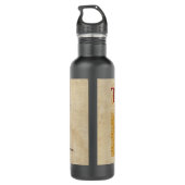 Shakespeare Sonnet 73 (LXXIII) auf Pergament Trinkflasche (Rückseite)