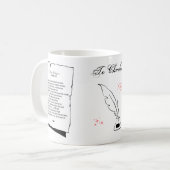 Shakespeare Sonnet 90 Kaffeetasse (Vorderseite Links)