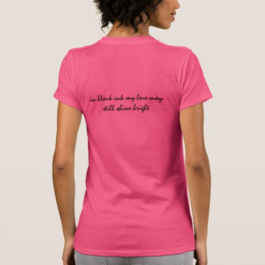 Shakespeare-Sonnets lassen mich in den Knie schwac T-Shirt (Rückseite)