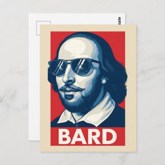 Shakespeare Stratford-Upon-Avon England Travel Postkarte (Vorne/Hinten)