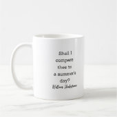 Shakespeare Summer Quote Decor For Home Kaffeetasse (Links)