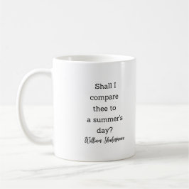 Shakespeare Summer Quote Decor For Home Kaffeetasse