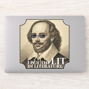 Shakespeare Sunglasses Lit Aufkleber