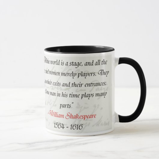 Shakespeare Tasse (Rechts)