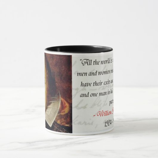 Shakespeare Tasse (Zentrum)