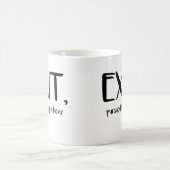 Shakespeare Tasse Exit mit einem Bärenbuchgeschenk (Mittel)