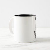 Shakespeare-Tasse, Rosemary für Erinnerung, Hamlet Zweifarbige Tasse (Vorderseite Links)