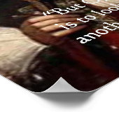 Shakespeare "Through Other's Eyes"-Zitat zur Weish Poster (Ecke)