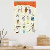 Shakespeare: Traumposter der Sommernacht Poster (Küche)