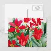 Shakespeare Tulips Postkarte (Vorne/Hinten)