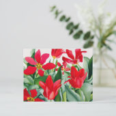 Shakespeare Tulips Postkarte (Stehend Vorderseite)