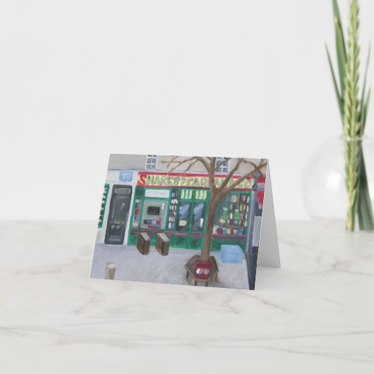 SHAKESPEARE UND COMPANY PARIS NOTECARD KARTE (Vorderseite)