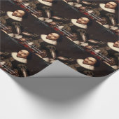 Shakespeare vergangene Prolog-Zitat Geschenkpapier (Ecke)