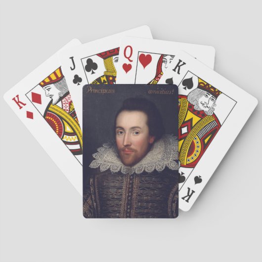 Shakespeare Wadlow Portrait Spielkarten (Rückseite)