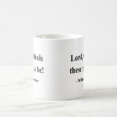 Shakespeare-Zitat 1a Kaffeetasse (Mittel)