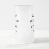 Shakespeare-Zitat 2a Mattglas Bierglas (Mittel)