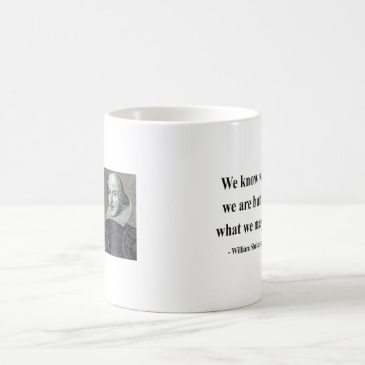 Shakespeare-Zitat 3b Kaffeetasse (Mittel)