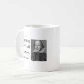 Shakespeare-Zitat 4b Kaffeetasse (Vorderseite Links)