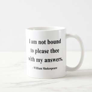 Shakespeare-Zitat 9a Kaffeetasse