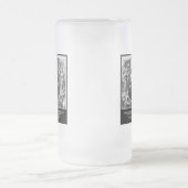 Shakespeare-Zitat ~ die ganze Welt ist eine Bühne Mattglas Bierglas (Mittel)