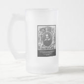 Shakespeare-Zitat ~ die ganze Welt ist eine Bühne Mattglas Bierglas (Links)