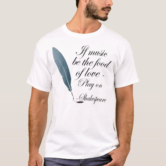Shakespeare-Zitat-Geschenk-T-Shirt T-Shirt (Vorderseite)