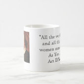 Shakespeare-Zitat Kaffeetasse (Mittel)
