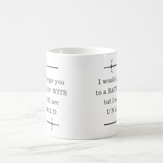 Shakespeare Zitat Kaffeetasse (Mittel)